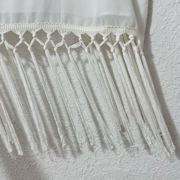 Sheer fringe halter top size small - Picture 6 of 16
